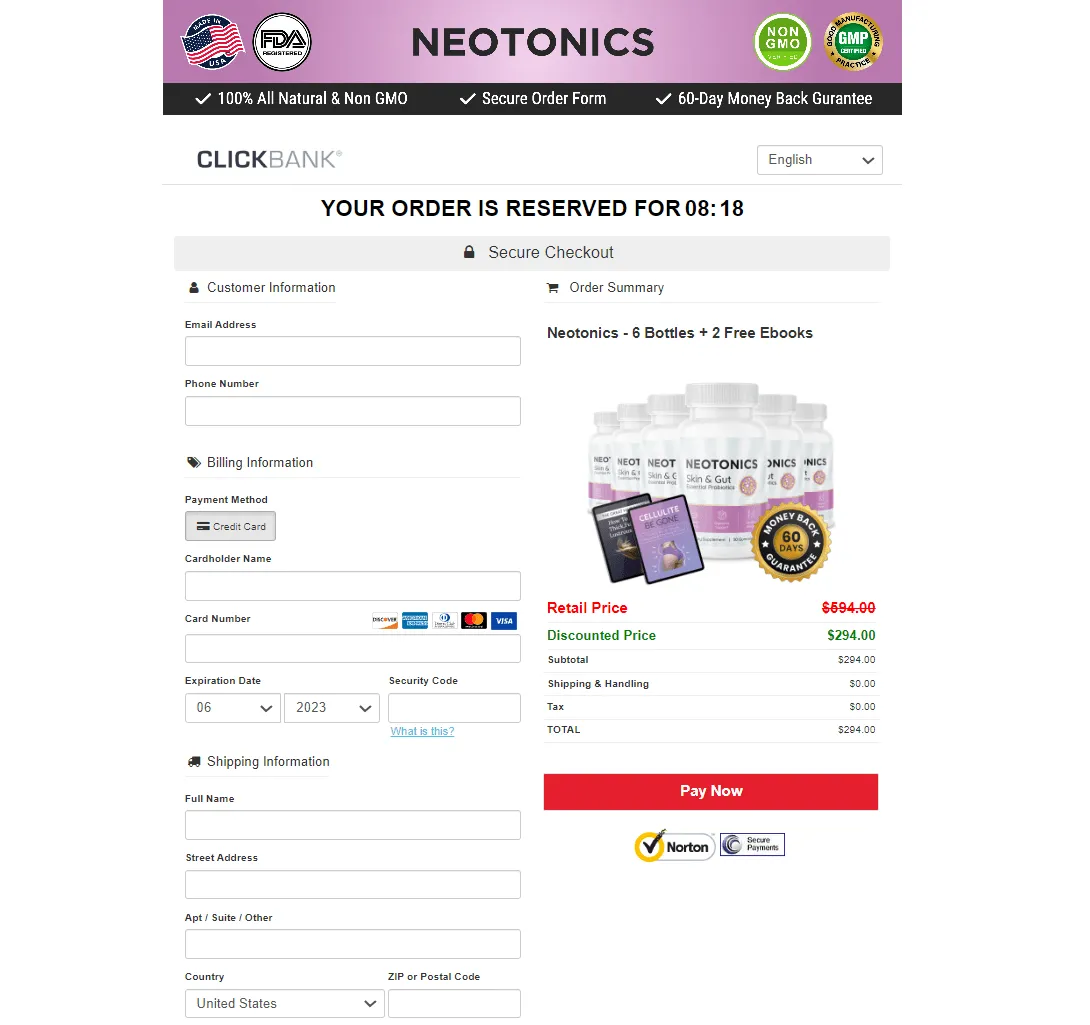 neotonics official website